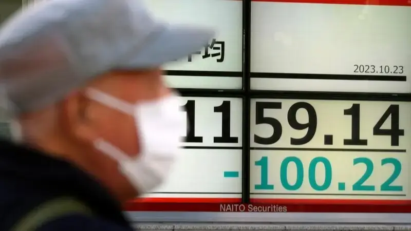 Stock market today: World stocks fall as concerns rise over Israel-Hamas war and high yields