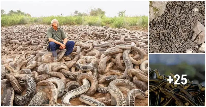 The Chilling Enigma: Millions of Snakes Live in a Hellish World, Fearing Everything That Dares to Enter (Video)