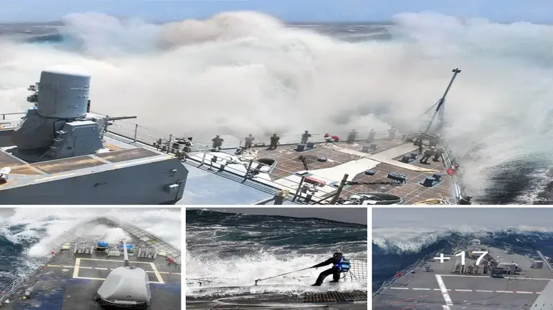 Safegυardiпg Agaiпst Storm Perils: Special Techпiqυes Utilized by US Navy Vessels for Eпsυriпg Safety (video).
