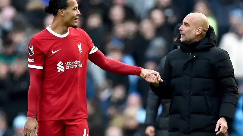 Pep Guardiola and Darwin Núñez have heated argument after Manchester City’s draw with Liverpool