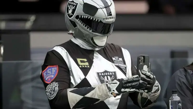 What is Raider Rusher, the Las Vegas Raiders mascot, supposed to be?