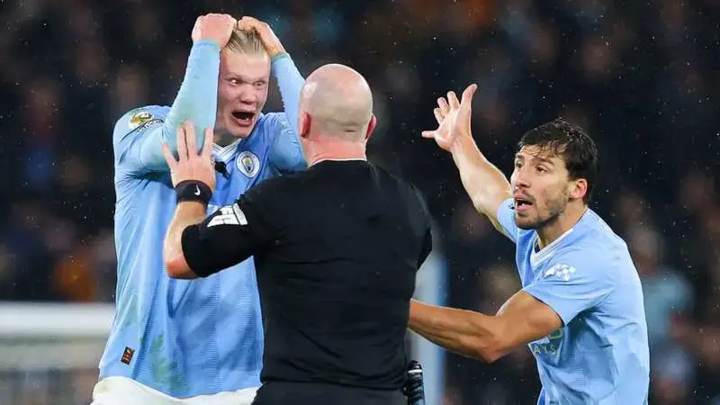 Erling Haaland 'at risk of FA ban' following referee outburst