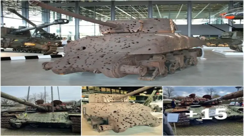 WOww! This tank was displayed at a museum in Holland… It really makes you start thinking