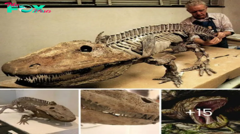 Wooww! A half-tonne amphibian, surviving ancient droughts 230 million years ago, sought refuge in underground havens, a remarkable adaptation showcasing resilience through prehistoric climatic challenges