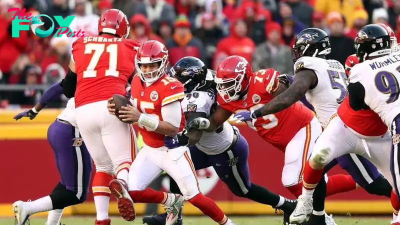 What is Patrick Mahomes’ career record against the Ravens? Wins, passing yards and TDs