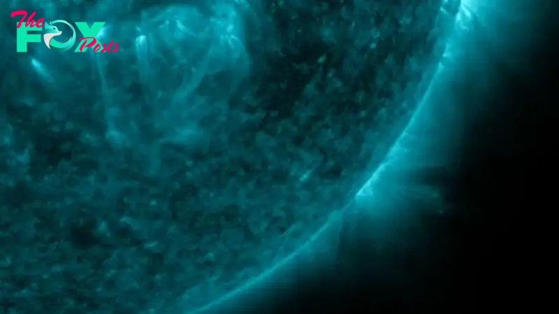 Watch the 1st X-class solar flare of 2024 erupt from the sun in explosive fashion