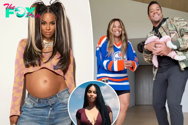 Ciara flaunts her curves in a swimsuit two months after giving birth to third child with Russell Wilson