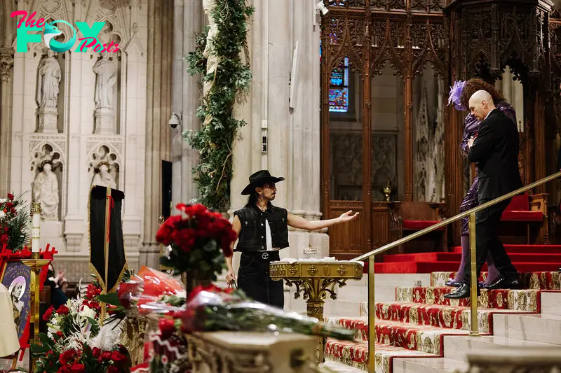 Scenes From Trans Activist Cecilia Gentili’s Funeral as Mourners Fill St. Patrick’s Cathredal