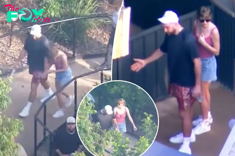 Taylor Swift and Travis Kelce enjoy day out, meet koalas at Sydney Zoo as he lands in Australia