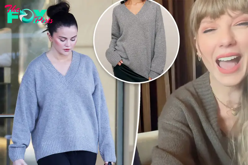 Taylor Swift and Selena Gomez both own this cozy sweater – and it’s still in stock