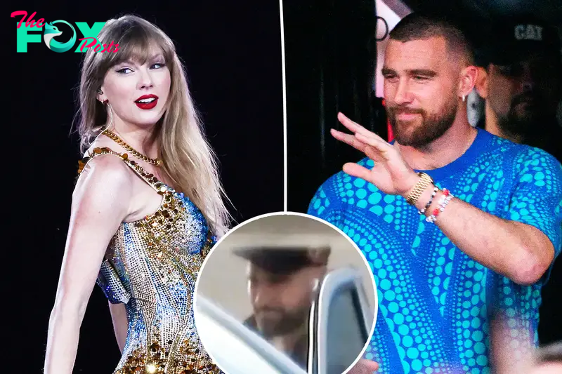 Travis Kelce lands in Las Vegas after whirlwind 2-day trip to Sydney to see Taylor Swift