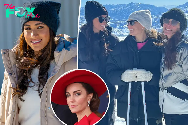 Meghan Markle hits the slopes for ‘perfect trip’ with friends as Kate Middleton remains unseen