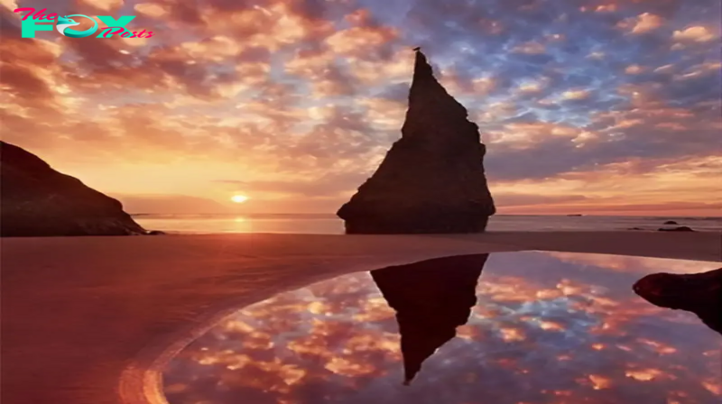 Vertical Wizards Hat: Discovering the Unique Rock Formation in Bandon, Oregon’s Enchanting Beaches