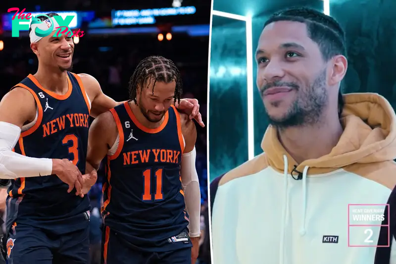 Jalen Brunson has ‘huge head,’ really little ears’ according to fellow Knicks star and college roommate Josh Hart