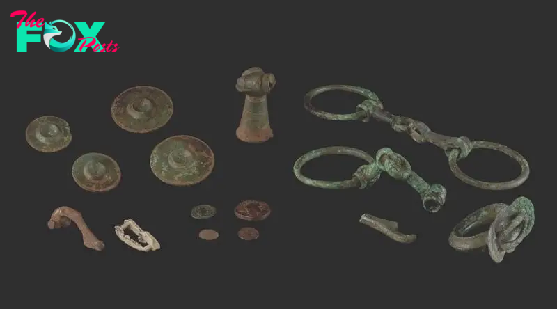 Items used by Roman cavalry and other treasures unearthed by metal detectorist in Wales