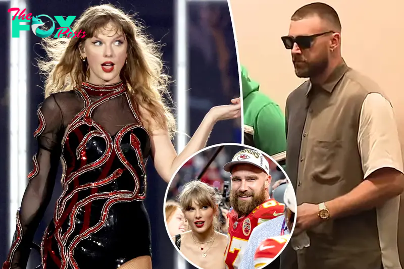 Taylor Swift fans think Travis Kelce’s shirt is a ‘Tortured Poets Department’ Easter egg