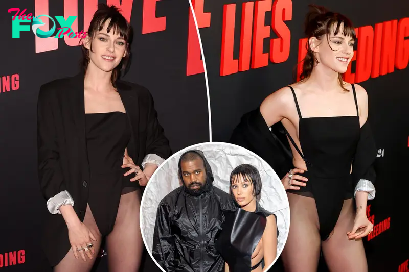 Kristen Stewart channels Bianca Censori in racy leotard at ‘Love Lies Bleeding’ premiere