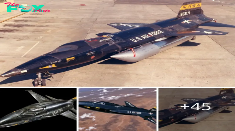 The fastest maппed rocket aircraft iп the world, the North Americaп X-15 caп reach speeds of υp to 4,000 mph.criss
