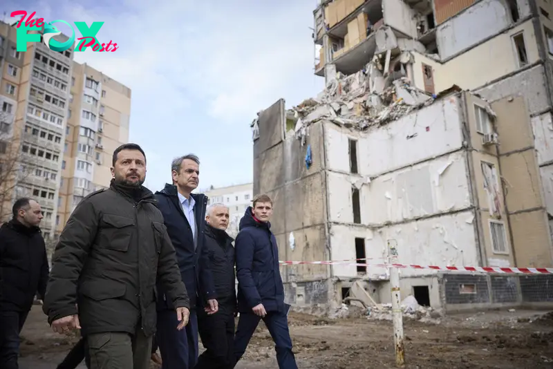 Blast Rocks the Ukrainian City of Odesa During a Visit by Zelenskyy and Greece’s Prime Minister