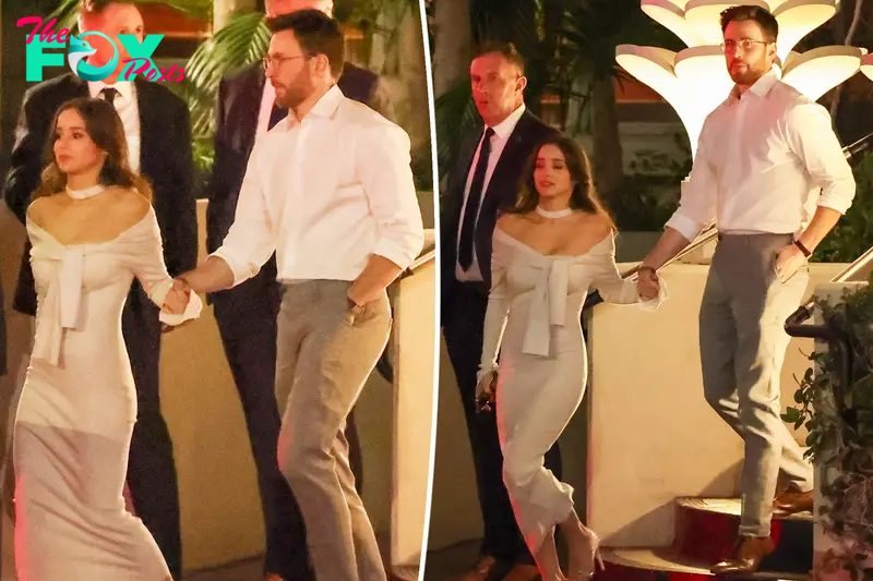Chris Evans and wife Alba Baptista hold hands on rare date night out at pre-Oscars party