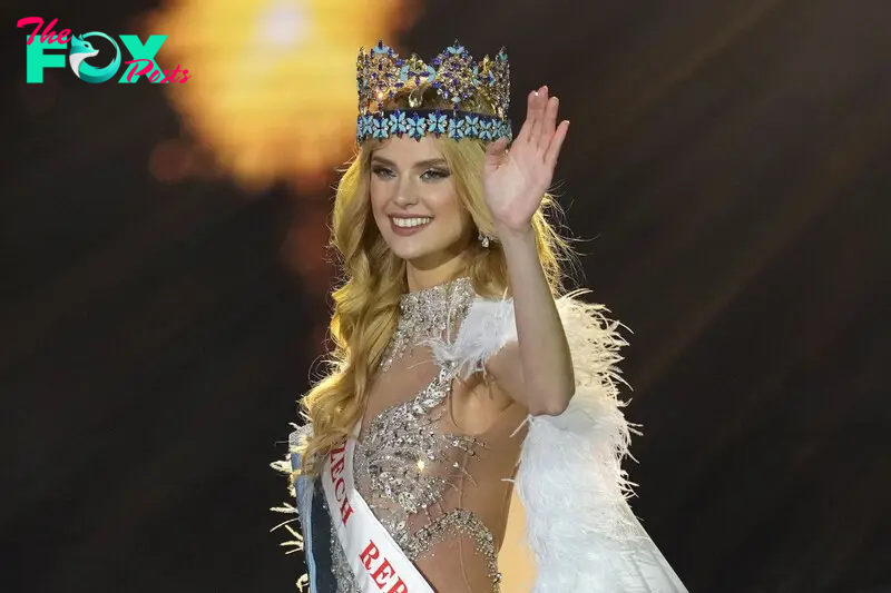 Czech Republic Krystyna Pyszková crowned Miss World 2024
