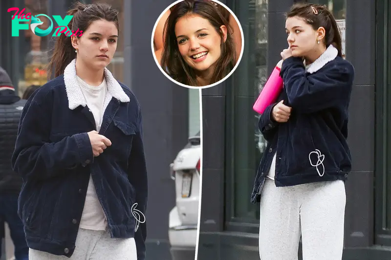 Suri Cruise, 17, is the spitting image of mom Katie Holmes on NYC stroll