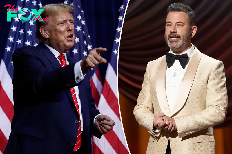 Jimmy Kimmel says he was advised not to read Donald Trump’s criticism during Oscars 2024