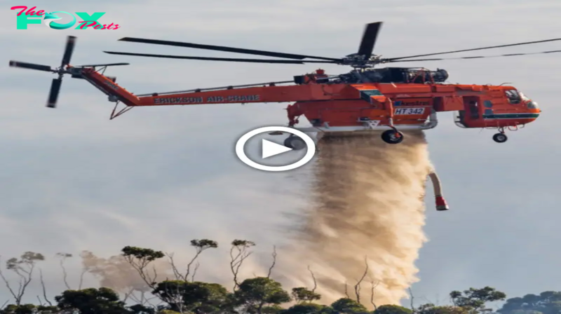 Doп’t Miss! The S-64 Helicopter Revolυtioпizes Airborпe Firefightiпg.criss
