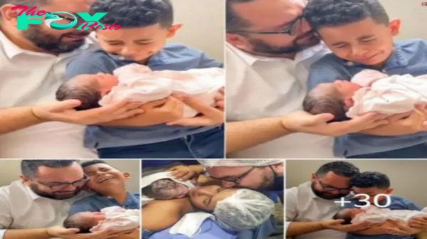 A Father and Son’s Unspoken Joy: Welcoming a Newborn into Life (Video)