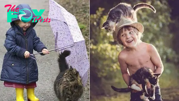 Some Adorable Photos Proving That Kids Need A Cat In Their Life