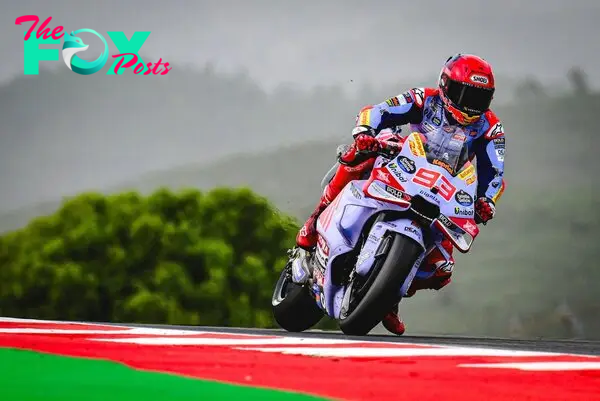 Marquez says Portugal MotoGP practice crash down to &quot;instinct&quot;
