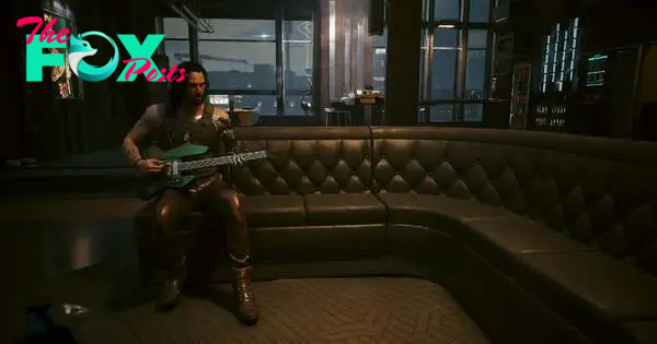 Because of a cool new Cyberpunk 2077 mod, now you can rock out with Keanu Reeves in any of V’s residences