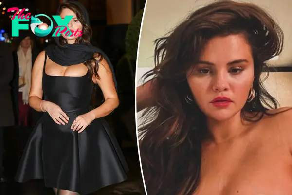 Selena Gomez nearly suffers wardrobe malfunction in strapless bra in since-deleted Instagram selfies