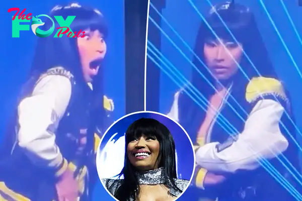 Nicki Minaj has mid-concert wardrobe malfunction: ‘No one f—king told me!’
