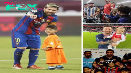 Lovely moments and the ‘kind’ heart of Lionel Messi and the young fans make hearts melt