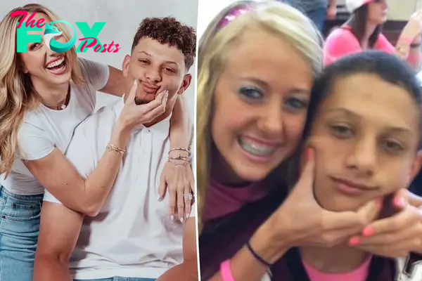 High school sweethearts Patrick and Brittany Mahomes recreate adorable photo from start of romance: ‘12 years later’