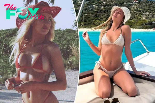 Brittany Mahomes puts her curves front and center in ‘micro’ red bikini