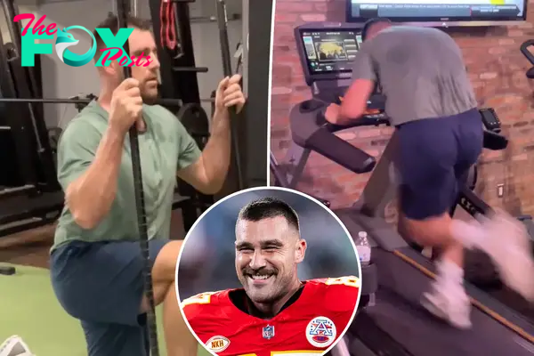 Travis Kelce’s trainer showcases NFL star’s grueling workout routine: Uphill sprints, resistance training and more