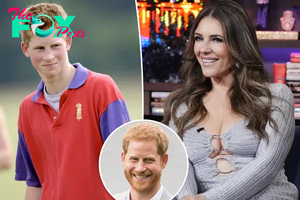 Elizabeth Hurley reacts to theories she took Prince Harry’s virginity