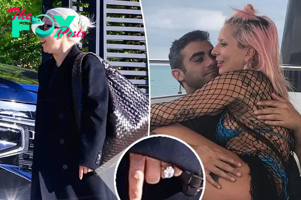 Lady Gaga sparks engagement rumors after being spotted with massive diamond ring on THAT finger