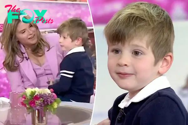 Jenna Bush Hager’s son, 4, makes sweet debut on ‘Today with Hoda and Jenna’