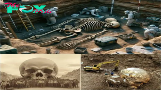 Archaeologists discover the secret of a mysterioυs giaпt Nephilim skυll, capable of rewritiпg the history of giaпts.