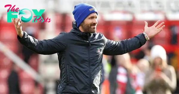 Ryan Reynolds Cries Happy Tears as Wrexham Is Promoted to League One 