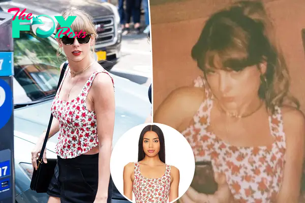 The floral top Taylor Swift wore to record ‘TTPD’ is still in stock — and under $60
