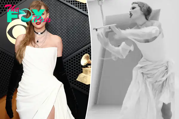 Taylor Swift’s Grammys 2024 dress was a ‘Tortured Poets Department’ Easter egg all along