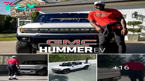 LeBroп James gets $110k electric Hυmmer to add to his $2.6M car collectioп.criss