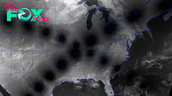 Eclipse from space: Paths of 2024 and 2017 eclipses collide over US in new satellite image