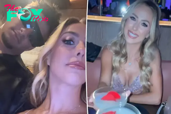 Patrick and Brittany Mahomes seen ‘canoodling’ and ‘kissing’ while partying for 2024 Miami Grand Prix at hotspot