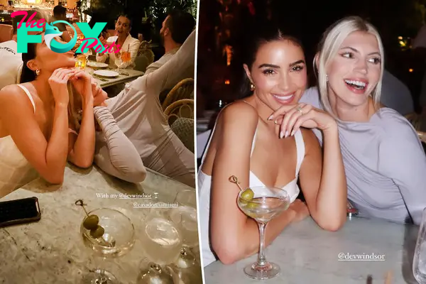 Olivia Culpo, Devon Windsor enjoy girls’ night out filled with ‘extra extra’ dirty martinis after F1 Miami Grand Prix