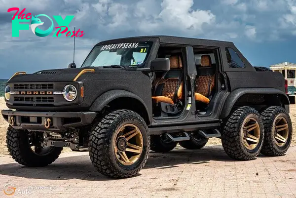 f.Super Truck Apocalypse Dark Horse 6X6 Ford Bronco is expected to rage on the market.f